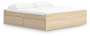 Onita King Platform Bed with 1 Side Storage - alternate view 2