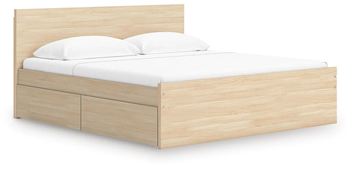 Onita Queen Panel Platform Bed with 2 Side Storage - alternate view 2