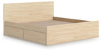 Onita Queen Panel Platform Bed with 2 Side Storage - alternate view 3