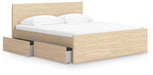 Onita Queen Panel Platform Bed with 2 Side Storage - alternate view 5