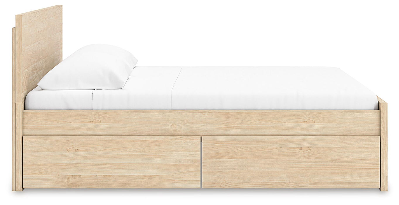 Onita Queen Panel Platform Bed with 2 Side Storage - alternate view 8
