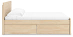 Onita Queen Panel Platform Bed with 2 Side Storage - alternate view 8