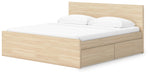 Onita Queen Panel Platform Bed with 2 Side Storage - alternate view 4