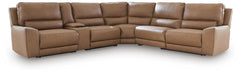 DeepWakes 6-Piece Reclining Sectional with Storage Console - alternate view 2