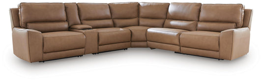 DeepWakes 6-Piece Reclining Sectional with Storage Console - alternate view 2