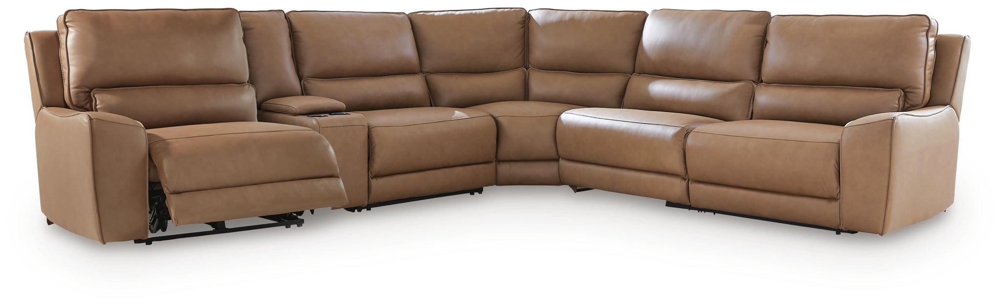 DeepWakes 6-Piece Reclining Sectional with Storage Console - alternate view 3