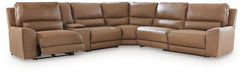 DeepWakes 6-Piece Reclining Sectional with Storage Console - alternate view 3