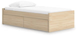 Onita Twin Platform Bed with 1 Side Storage - alternate view 2