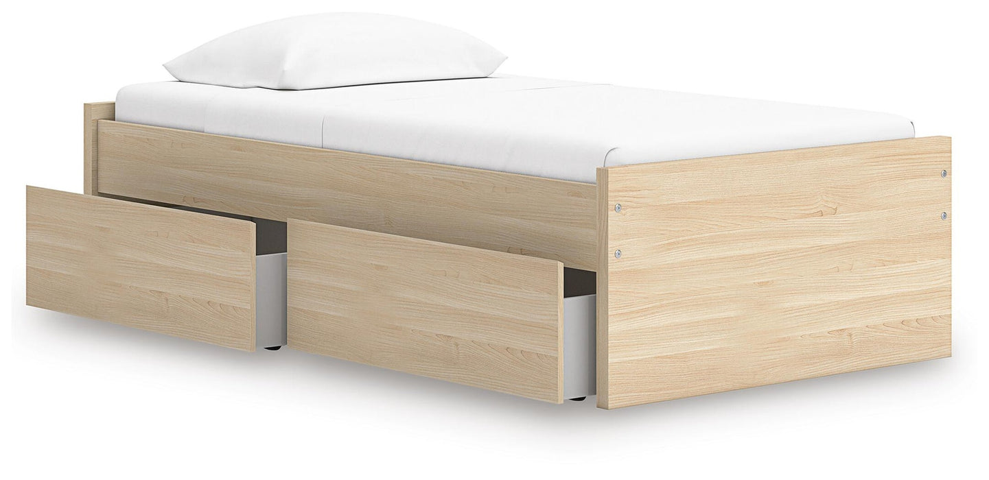 Onita Twin Platform Bed with 1 Side Storage - alternate view 3