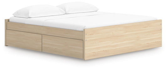 Onita King Platform Bed with 2 Side Storage - alternate view 2
