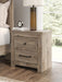 Rusticott Two Drawer Night Stand