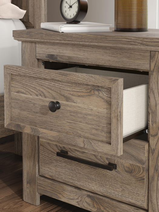 Rusticott Two Drawer Night Stand - alternate view 9