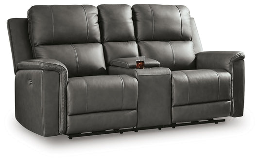 Bleckley PWR REC Loveseat/CON/ADJ HDRST - alternate view 2