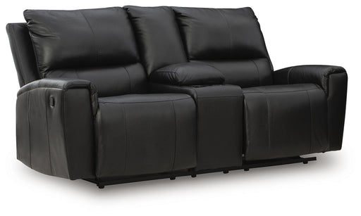 Glossmore DBL Rec Loveseat w/Console - alternate view 2