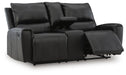 Glossmore DBL Rec Loveseat w/Console - alternate view 3