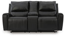 Glossmore DBL Rec Loveseat w/Console - alternate view 4