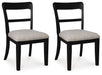 Greddinton Dining UPH Side Chair (2/CN) - alternate view 2