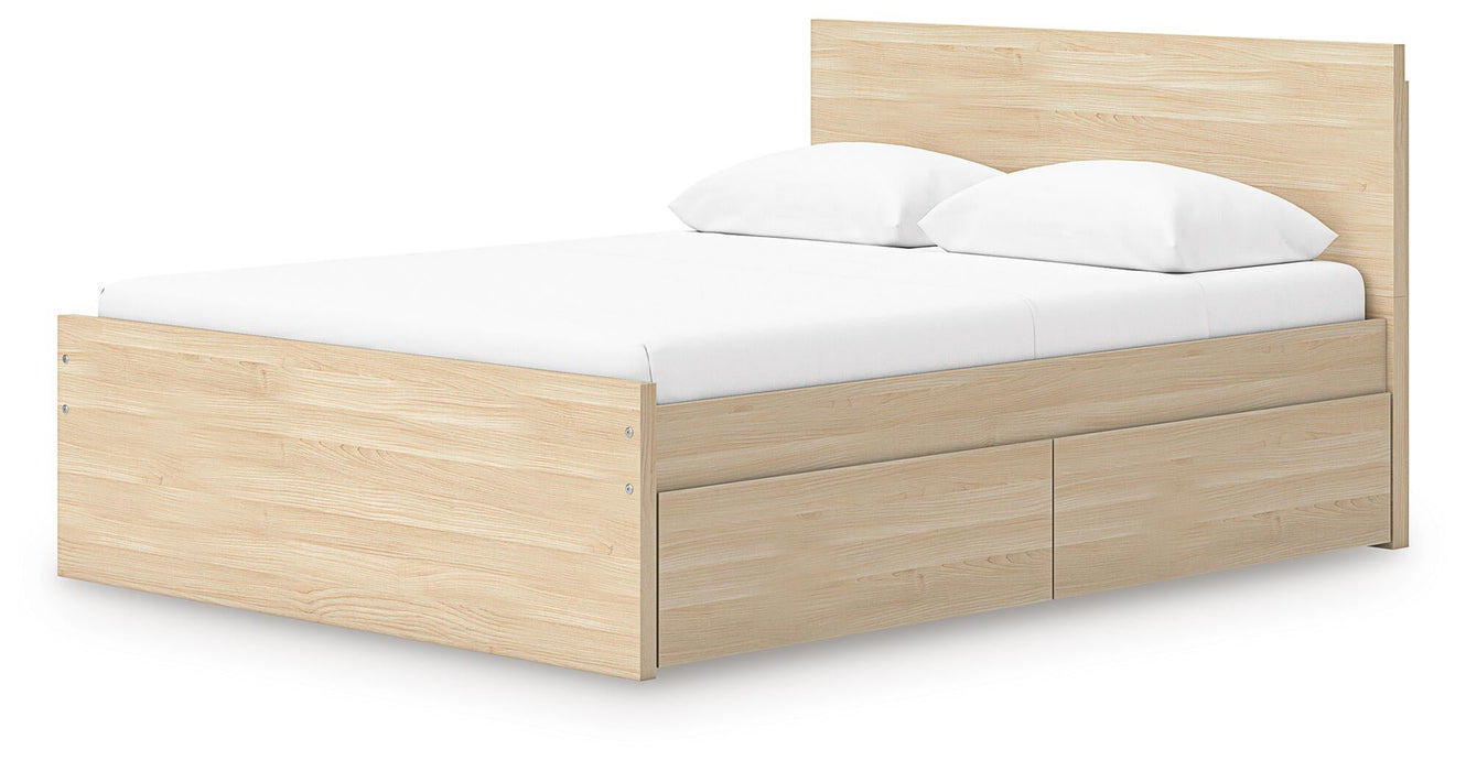 Onita Full Panel Platform Bed with 2 Side Storage - alternate view 6