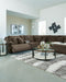 Top Tier 3-Piece Reclining Sofa Chaise Sectional - alternate view 11