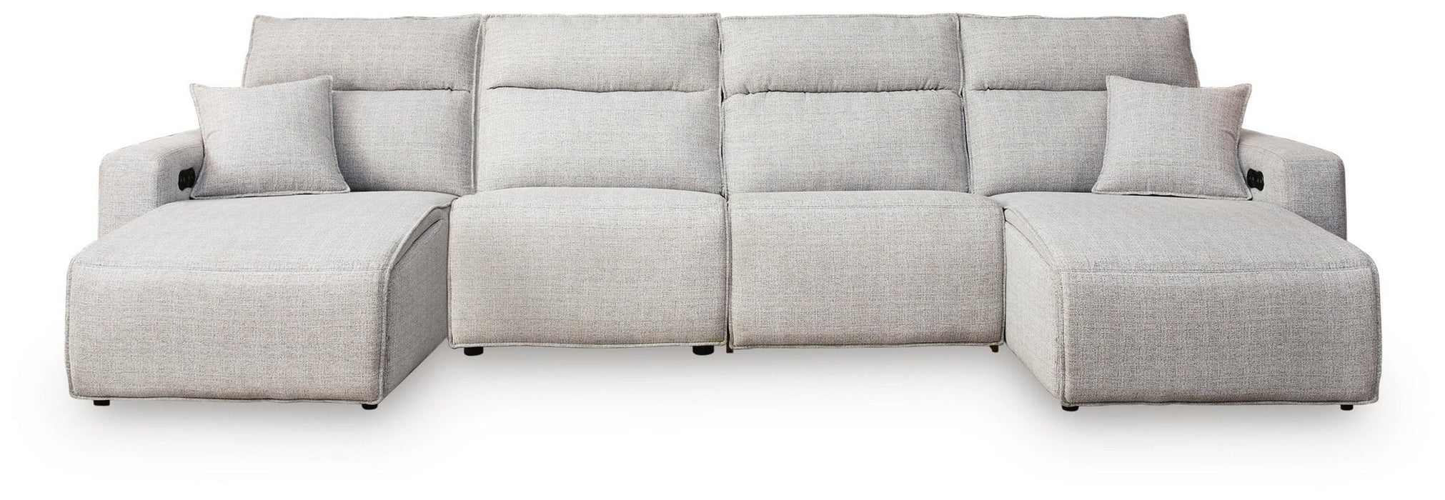 Modmax II 4-Piece Reclining Sectional with Double Chaise - alternate view 2