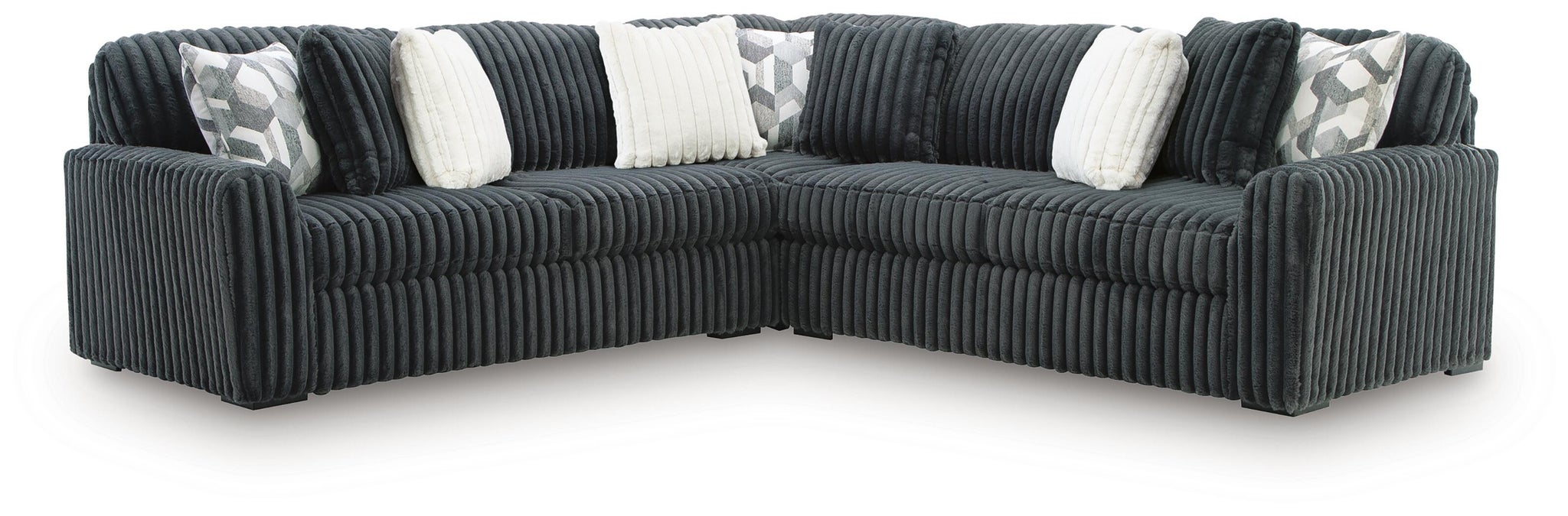 Midnight-Madness 3-Piece Sectional - alternate view 2