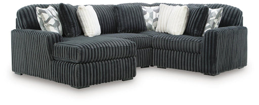 Midnight-Madness 4-Piece Sectional with Chaise