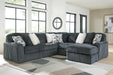 Midnight-Madness 5-Piece Sectional with Chaise