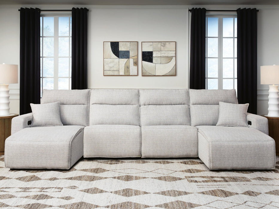 Modmax II 4-Piece Reclining Sectional with Double Chaise - alternate view 3