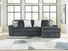 Midnight-Madness 2-Piece Sectional Sofa Chaise