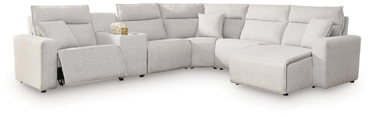 Modmax II 6-Piece Power Reclining Sectional with Chaise and Console - alternate view 2