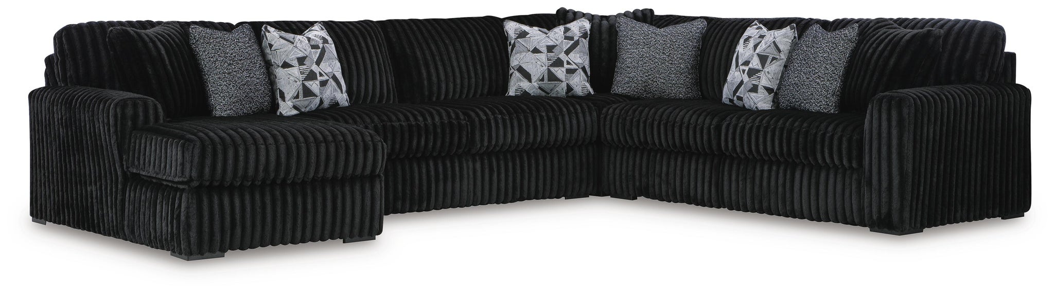Midnight-Madness 6-Piece Sectional with Chaise - alternate view 2