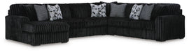 Midnight-Madness 6-Piece Sectional with Chaise - alternate view 2