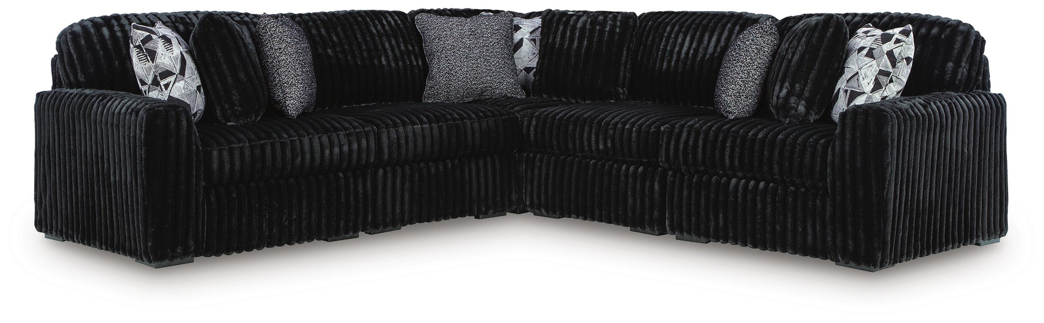 Midnight-Madness 5-Piece Sectional - alternate view 2