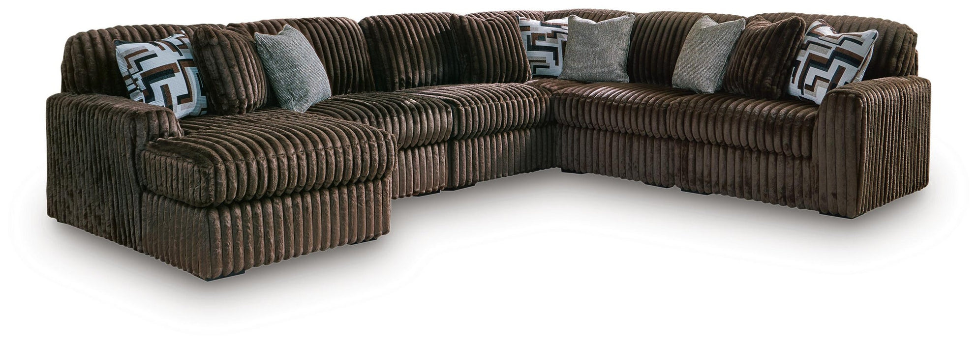 Midnight-Madness 6-Piece Sectional with Chaise - alternate view 2