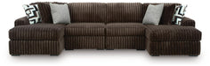 Midnight-Madness 4-Piece Double Chaise Sectional