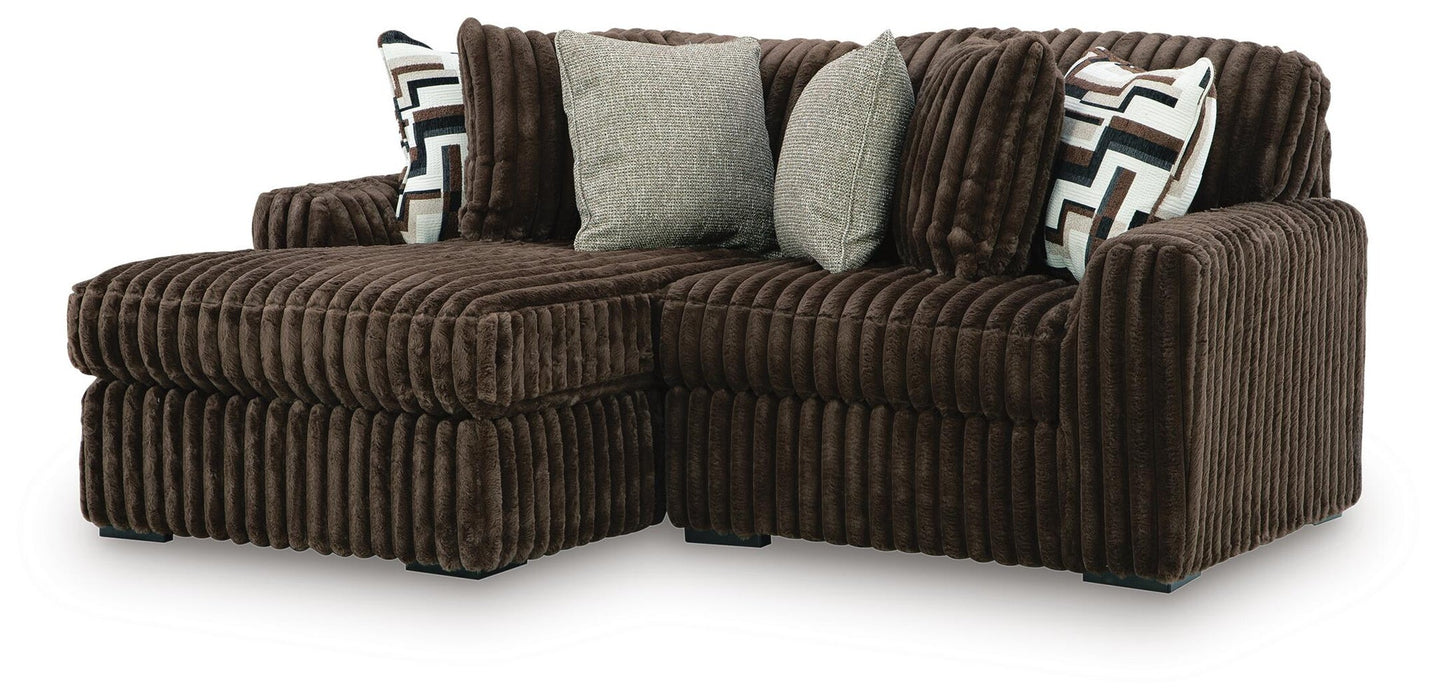 Midnight-Madness 2-Piece Sectional with Chaise - alternate view 2