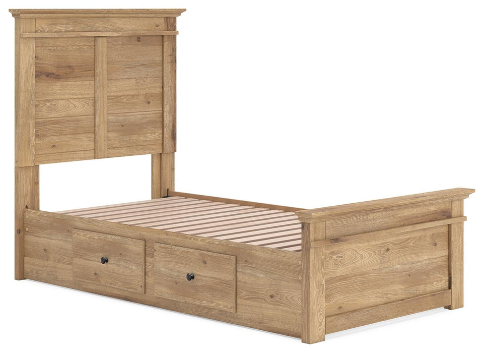 Makidern Twin Panel Storage Bed - alternate view 4