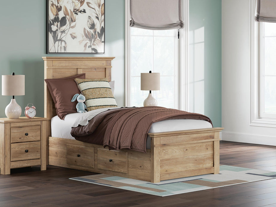 Makidern Twin Panel Storage Bed - alternate view 3