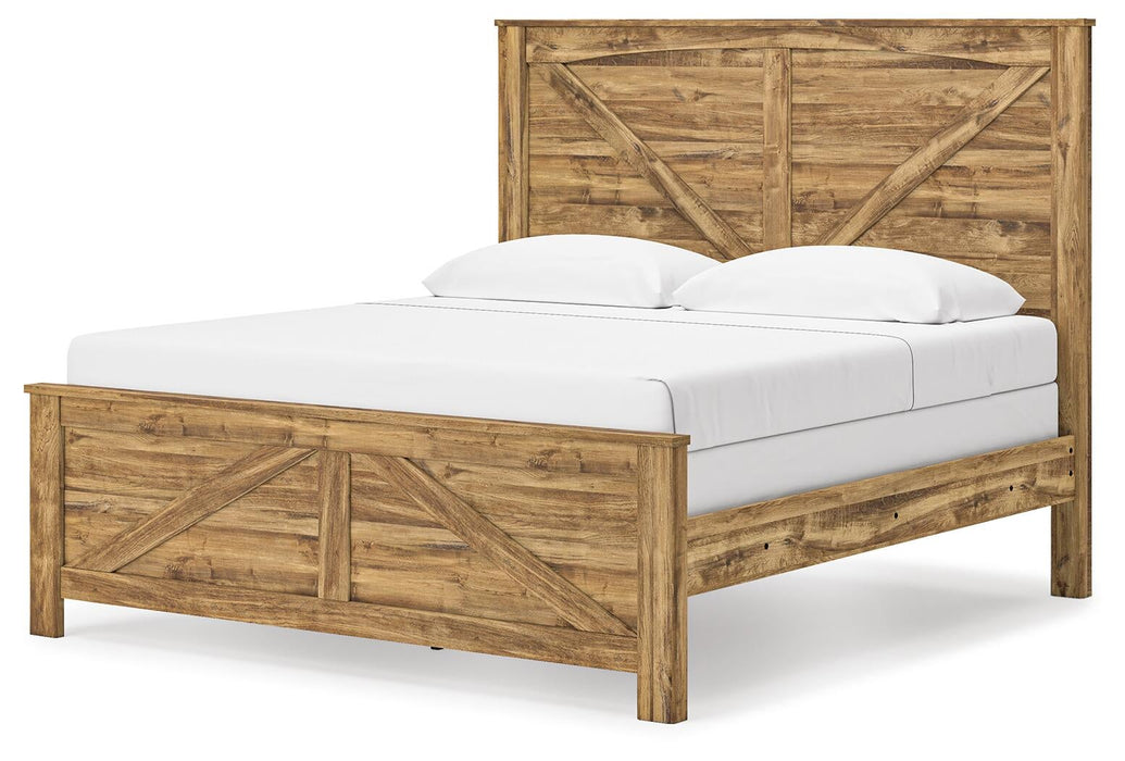 Maystonna King Crossbuck Panel Bed - alternate view 3