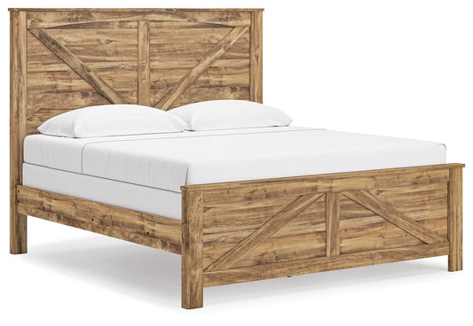 Maystonna King Crossbuck Panel Bed - alternate view 2