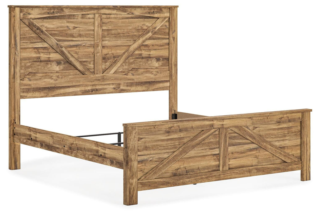 Maystonna King Crossbuck Panel Bed - alternate view 4