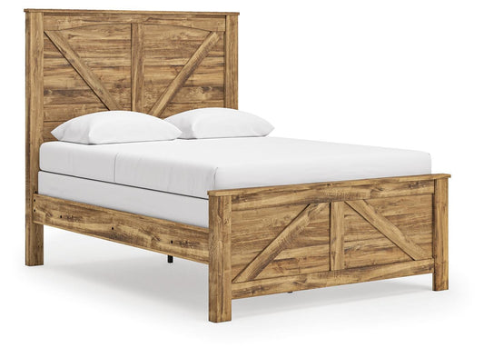 Maystonna Queen Crossbuck Panel Bed - alternate view 2