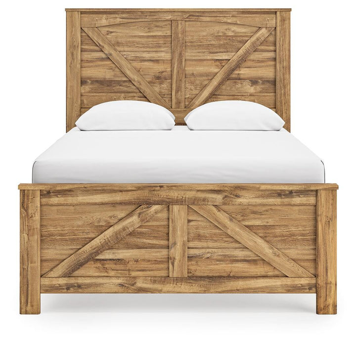 Maystonna Queen Crossbuck Panel Bed - alternate view 5
