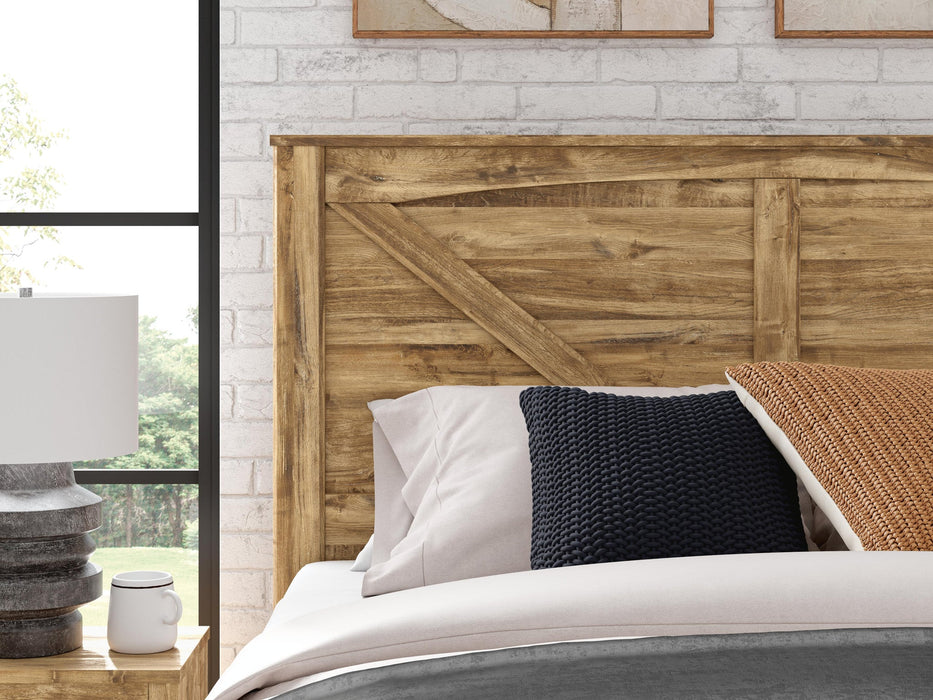 Maystonna King Crossbuck Panel Bed - alternate view 7