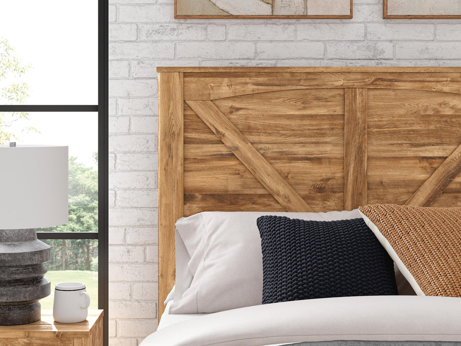 Maystonna Queen Crossbuck Panel Bed - alternate view 7