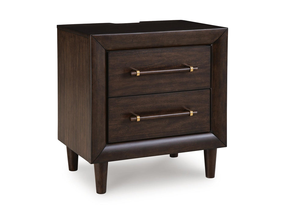 Dantenton Two Drawer Night Stand - alternate view 3