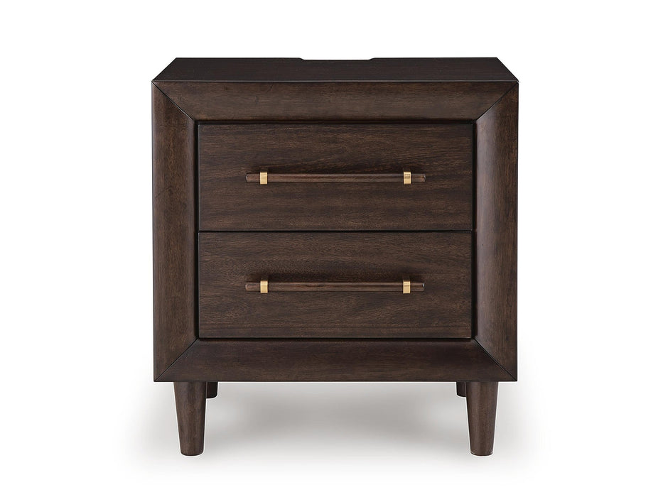 Dantenton Two Drawer Night Stand - alternate view 5