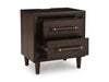Dantenton Two Drawer Night Stand - alternate view 4