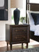 Dantenton Two Drawer Night Stand - alternate view 2