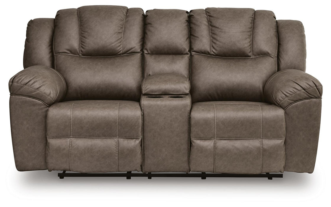 Lowilla DBL Rec Loveseat w/Console - alternate view 4
